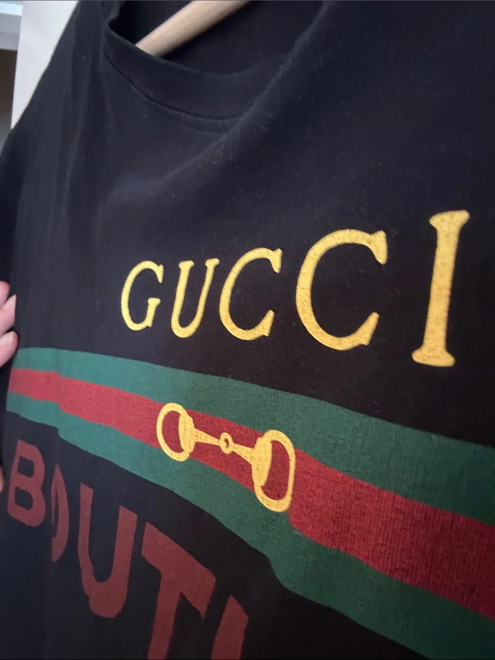 Men Gucci logo t-shirt